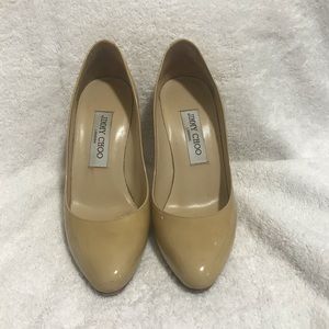 Jimmy Choo Nude Pumps
